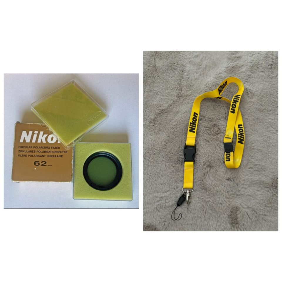 Nikon pyöröpolarisaatiosuodin 62mm ja avainnauha