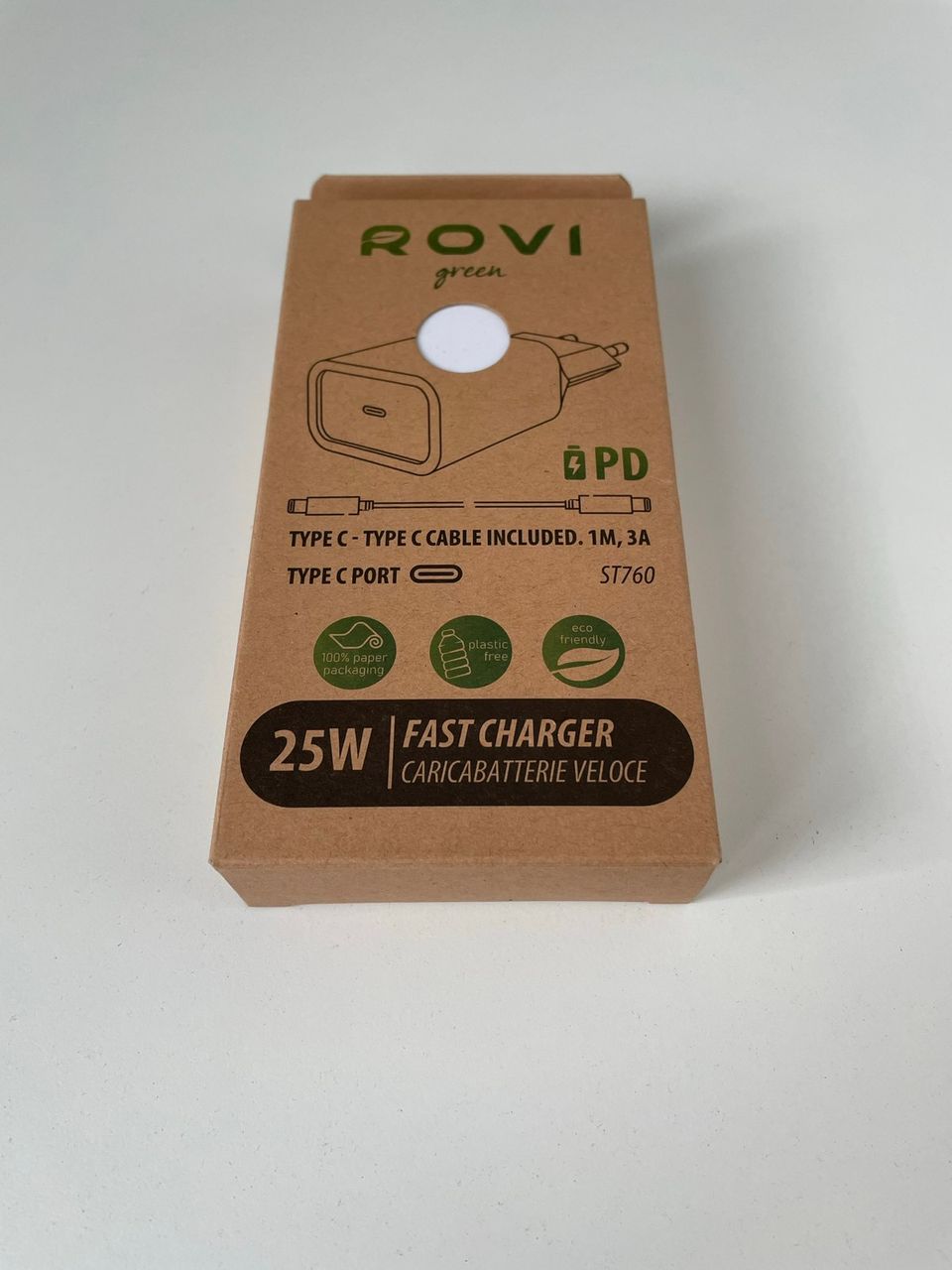 Rovi 25W USB-C pikalaturisetti