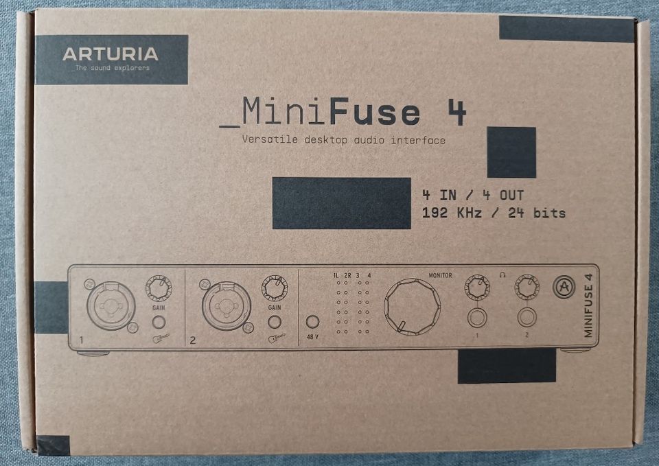 Arturia MiniFuse 4 Black äänikortti (takuu)