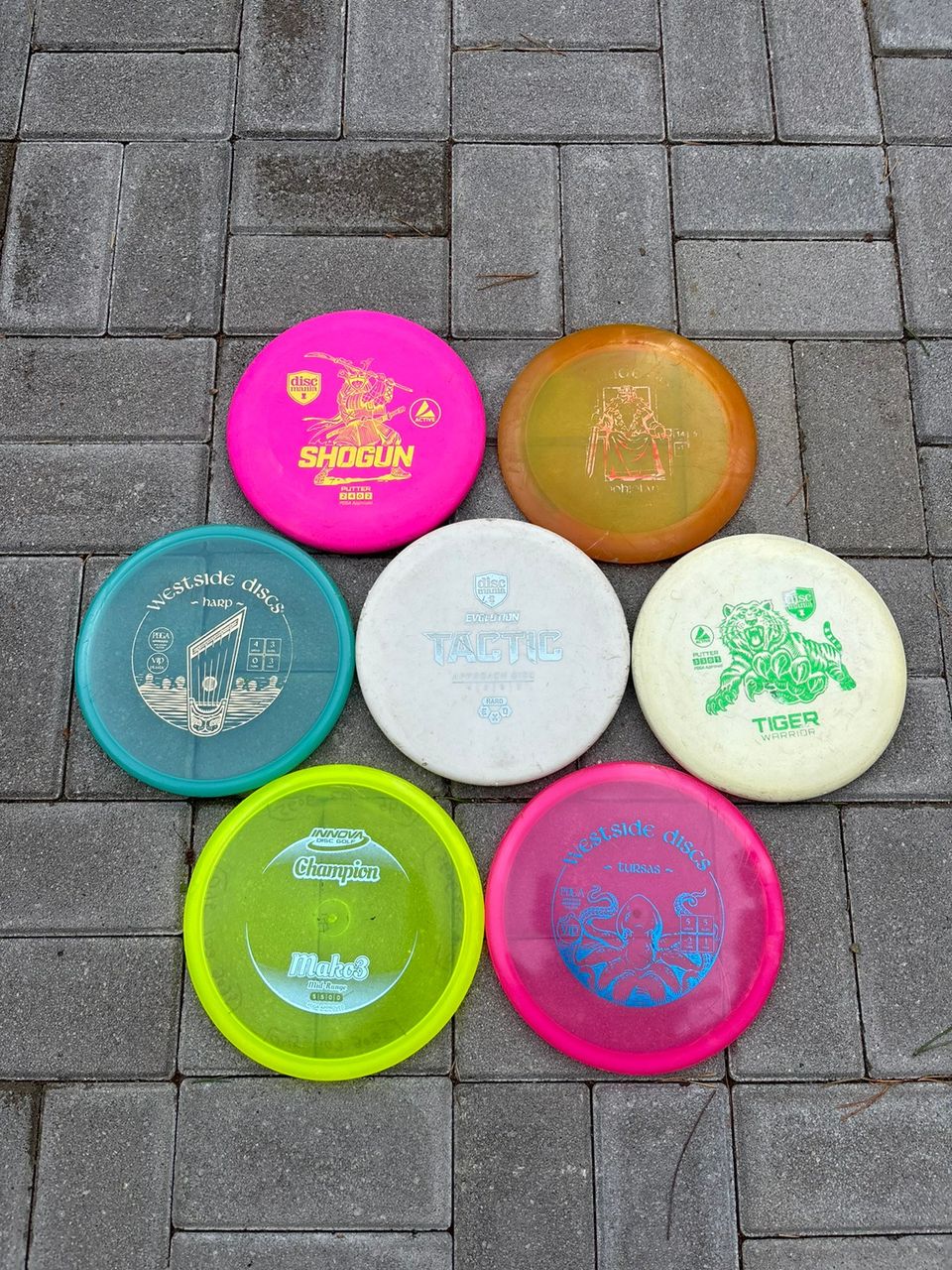 Frisbeegolf kiekot