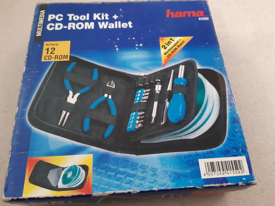 PC Tool Kit + CD wallet HAMA 41559