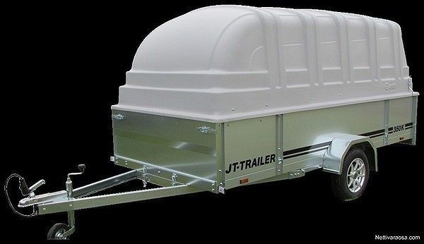 JT-Trailer 150x350x50+kuomu, UUDISTETTU 2024 MALLI, peräkärry, kuomukärry, kärry