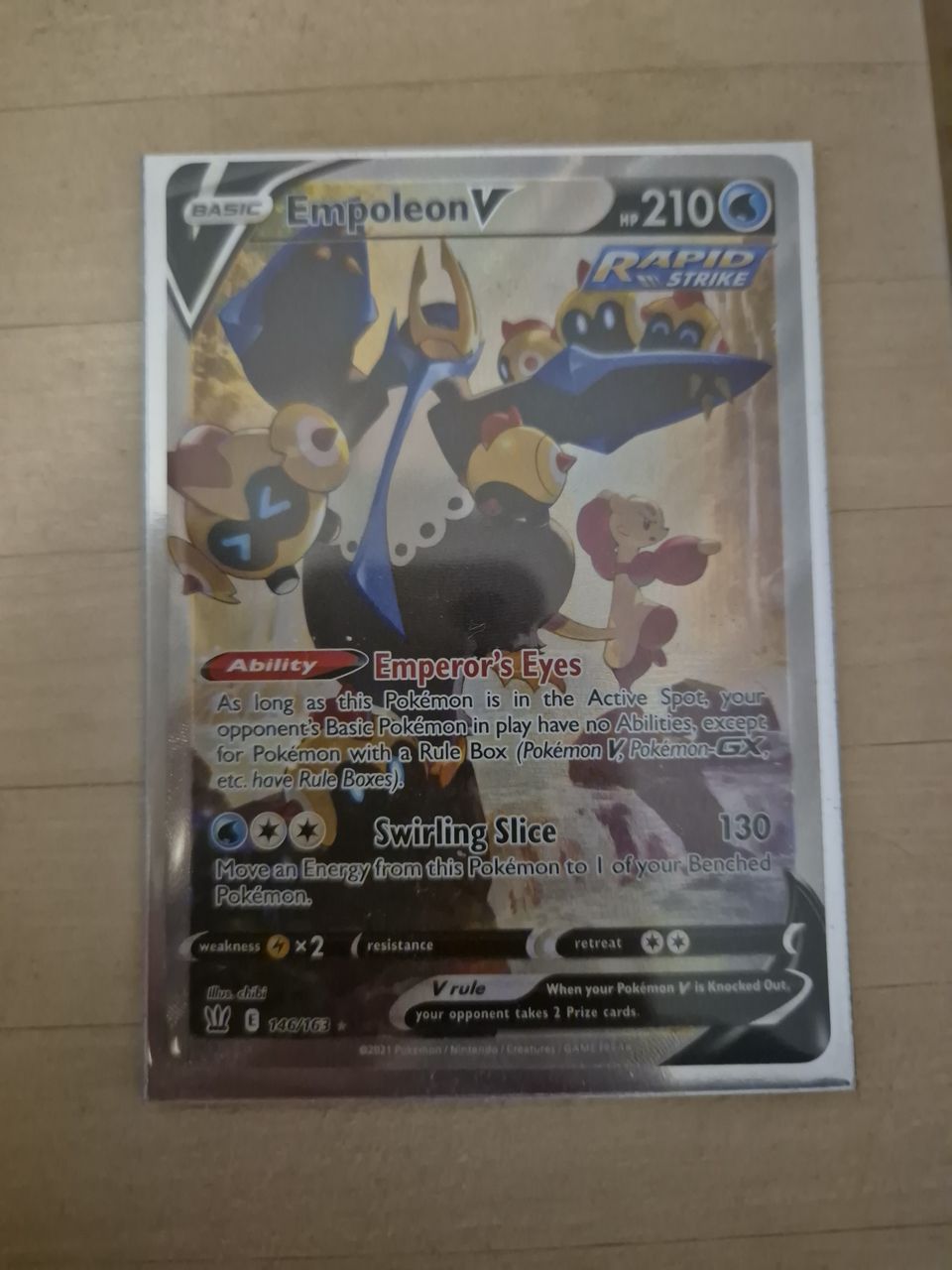 Empoleon V pokemon kortti