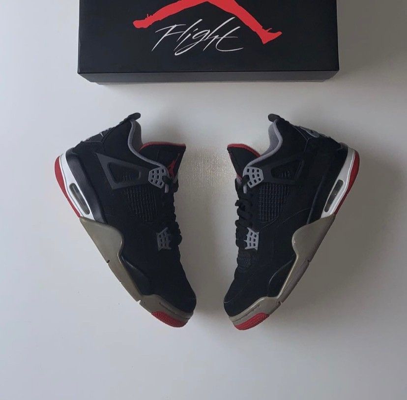 Jordan 4 Retro Bred(2019) koko EU 41 / US 8