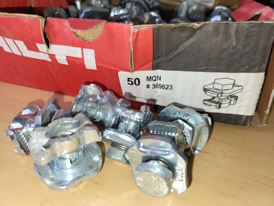 Hilti MQN pushbutton liittimet profiiliputkille, 53kpl