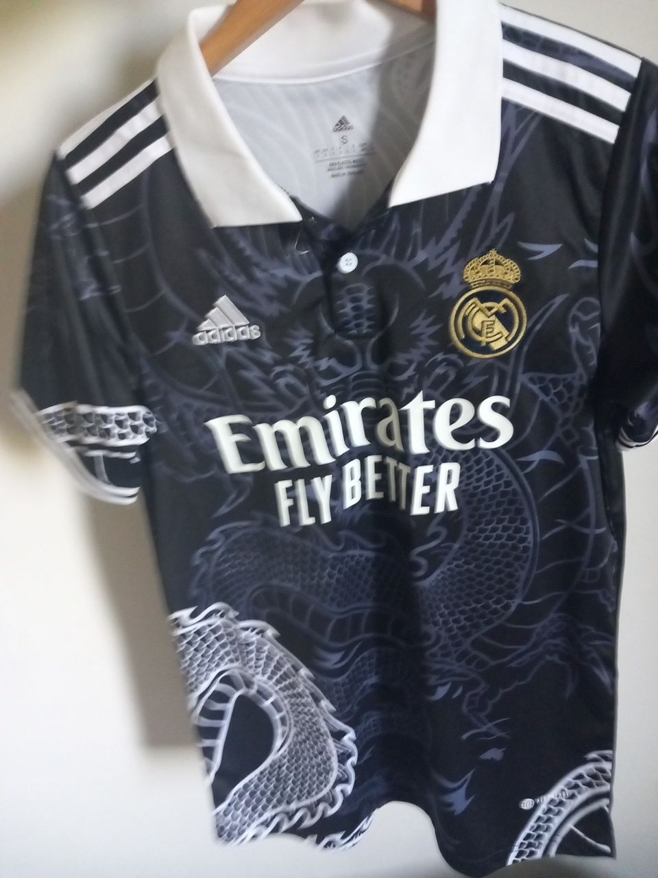 Real madrid 2023/24 Special Black dragon t paita