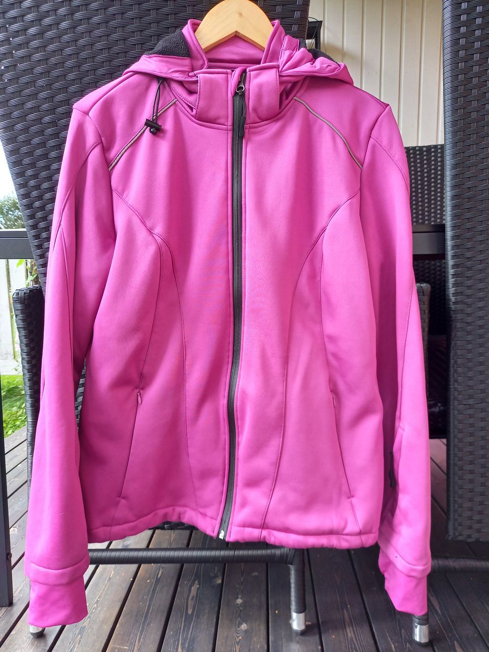 Pinkki softshell takki