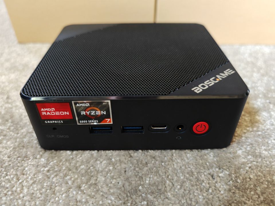 Tehokas tietokone media PC Ryzen 7 6800H, 512GB SSD, 16GB RAM, Radeon,Win 11 Pro