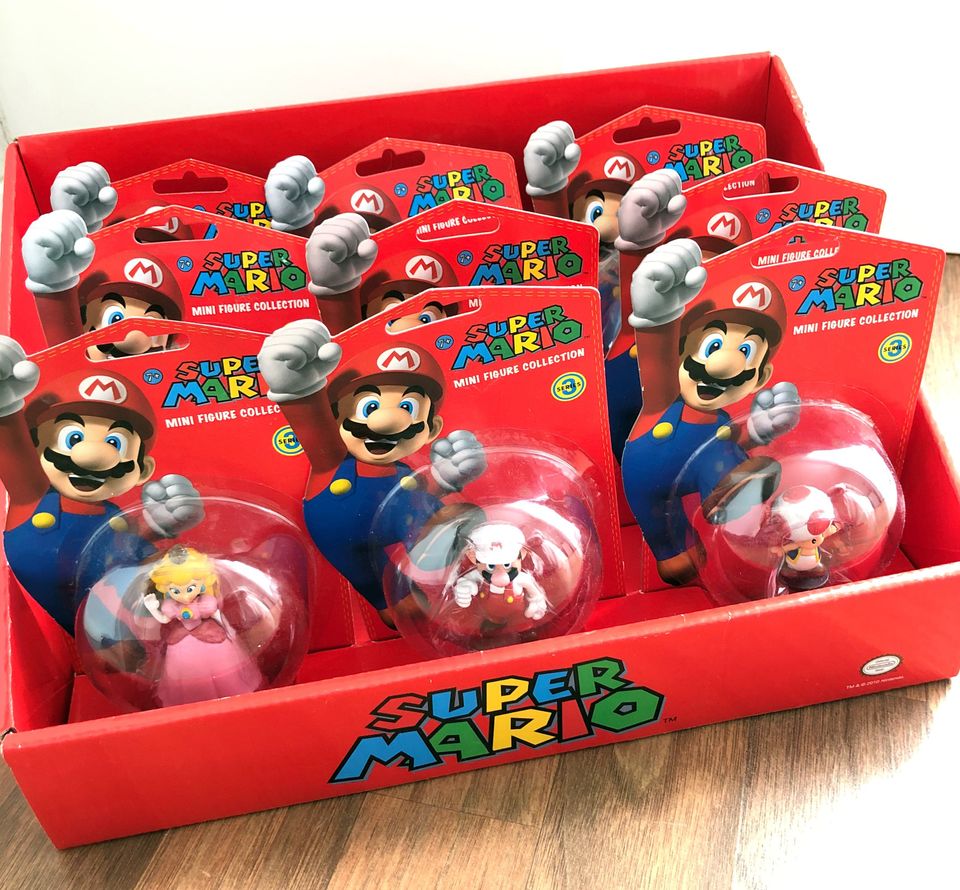 9kpl Nintendo Super Mario Mini Figure Series 3 + laatikko