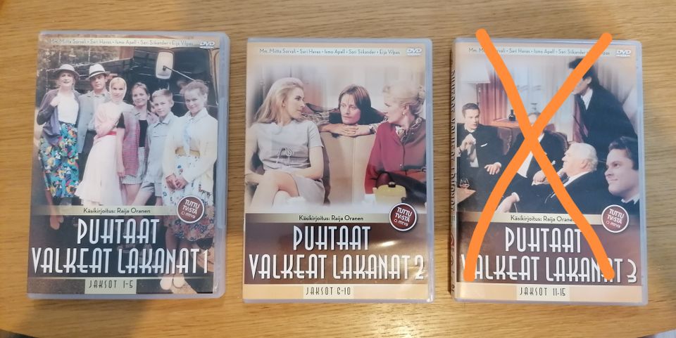 Puhtaat valkeat lakanat, sarjat 1 & 2