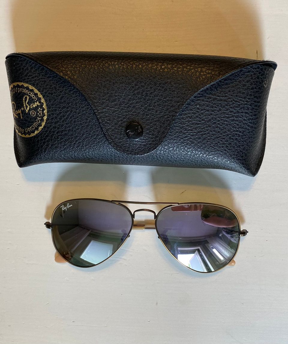 Rayban large aviatorit, 55