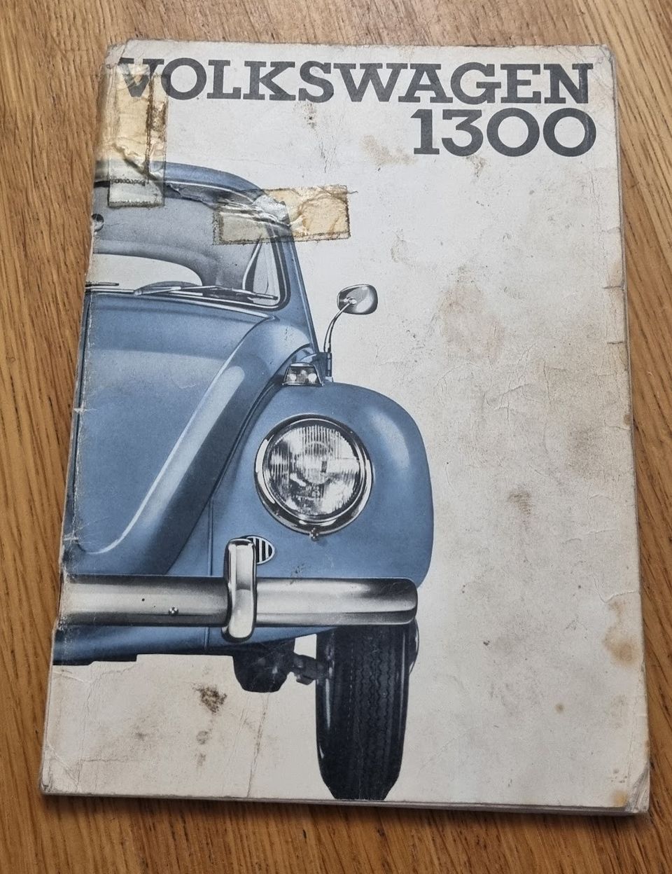 Volkswagen 1300 kupla käyttöohjekirja 1965