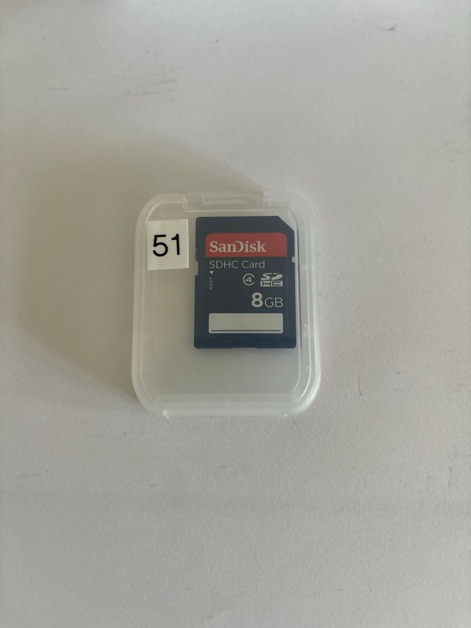 SanDisk 8GB SDHC kortti