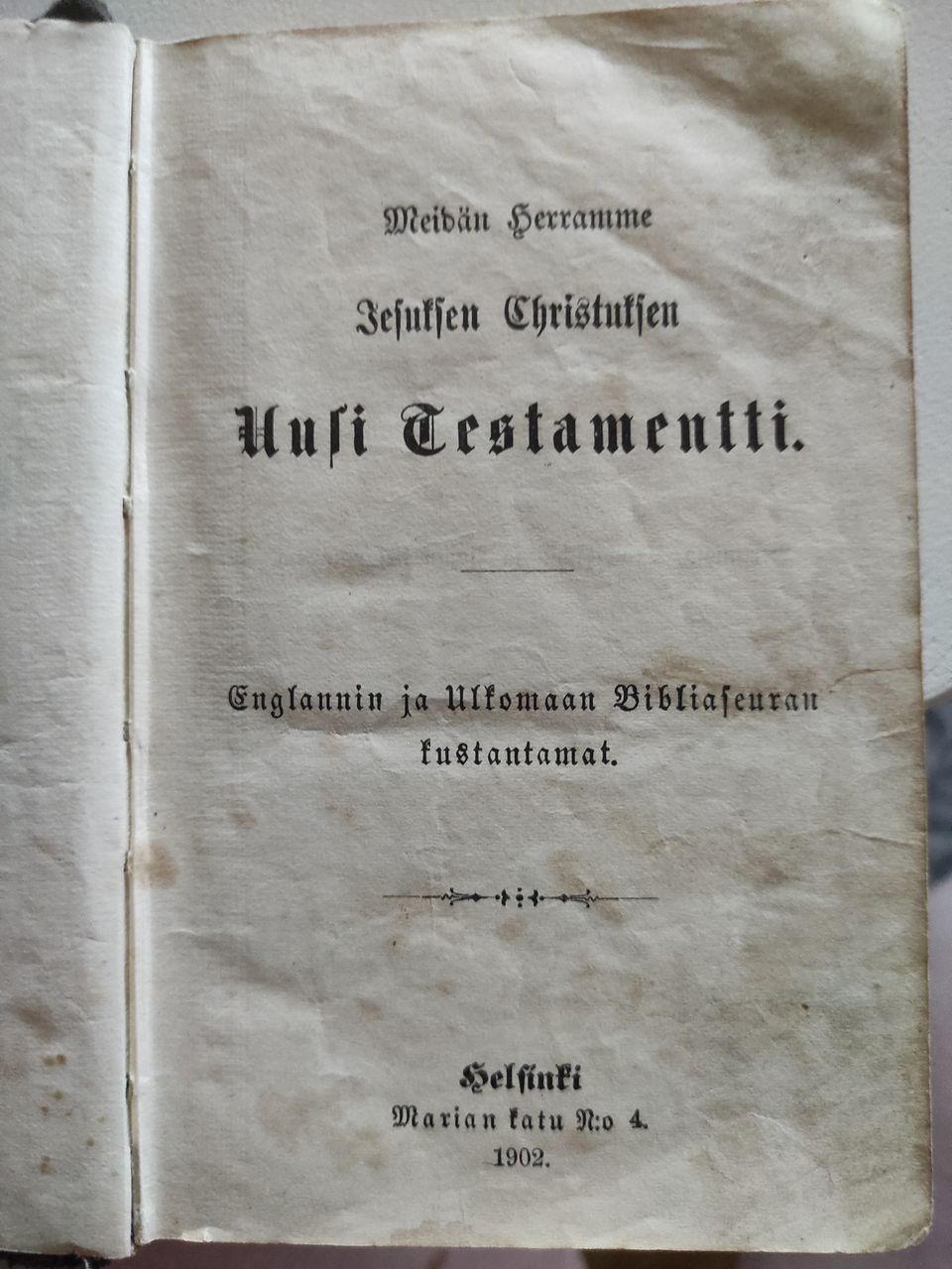 Uusi Testamentti 1902