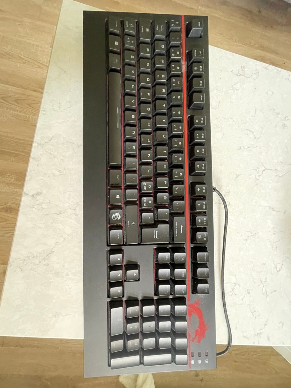 Pelinäppäimistö MSI GK-701