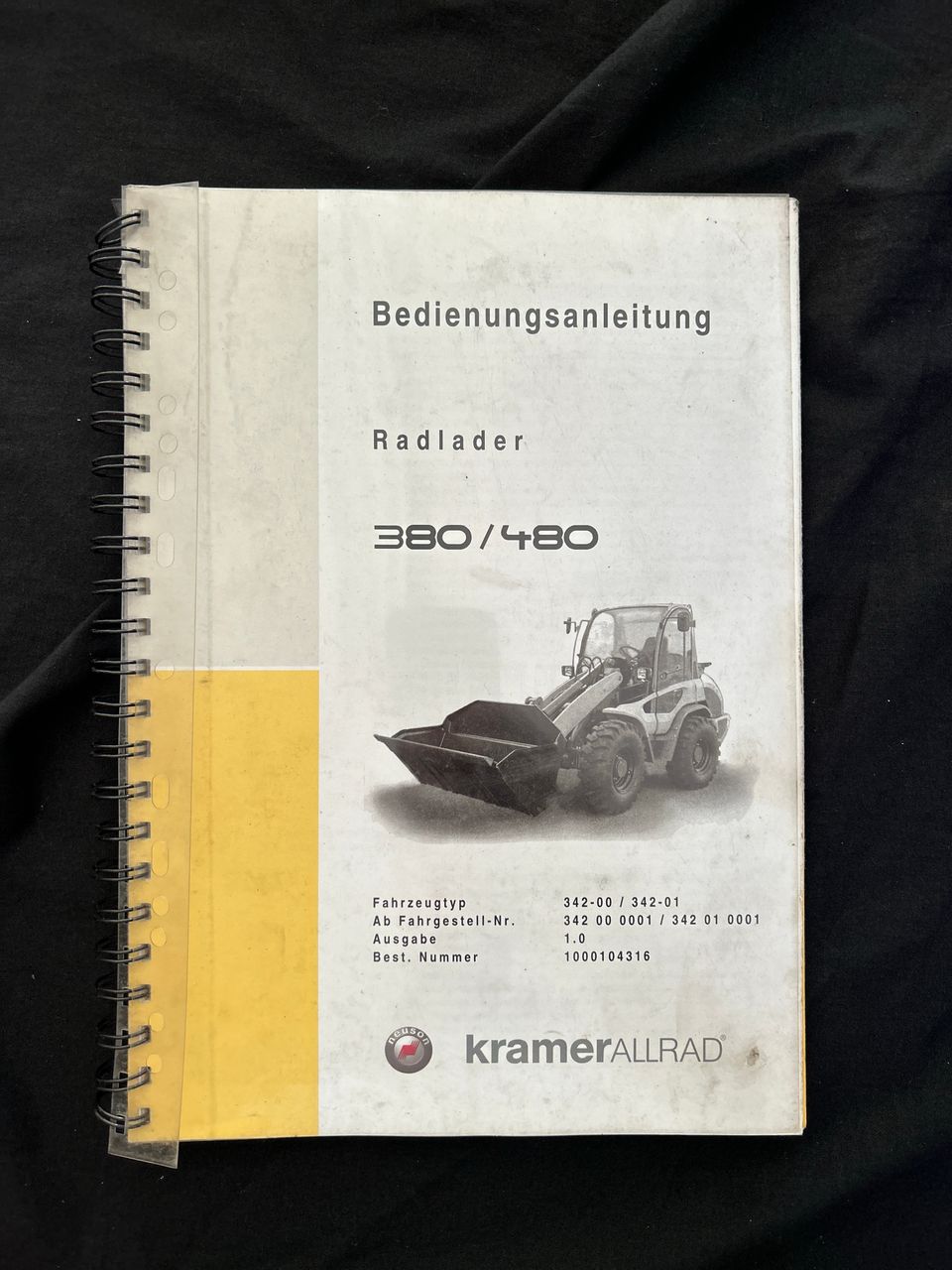 Käyttöohjekirja Kramer Allrad 380 / 480