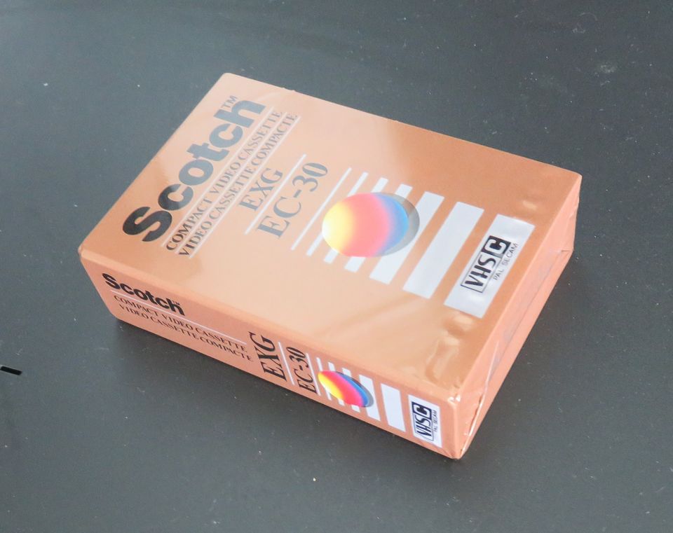 Scotch VHS-C  TC-30 Cassette  EXG