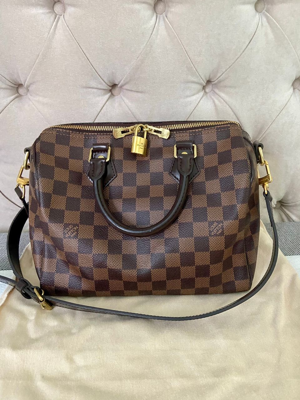 Louis Vuitton Speedy Bandouliere 25 Made in France