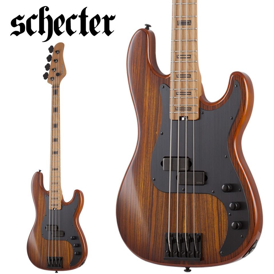 Schecter P-4 Exotic Faded Vintage Sunburst basso | UUSI