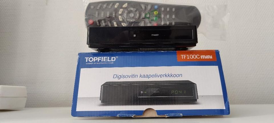 Topfield TF100C mini BLACK digiboksi kaapeliverkkoon