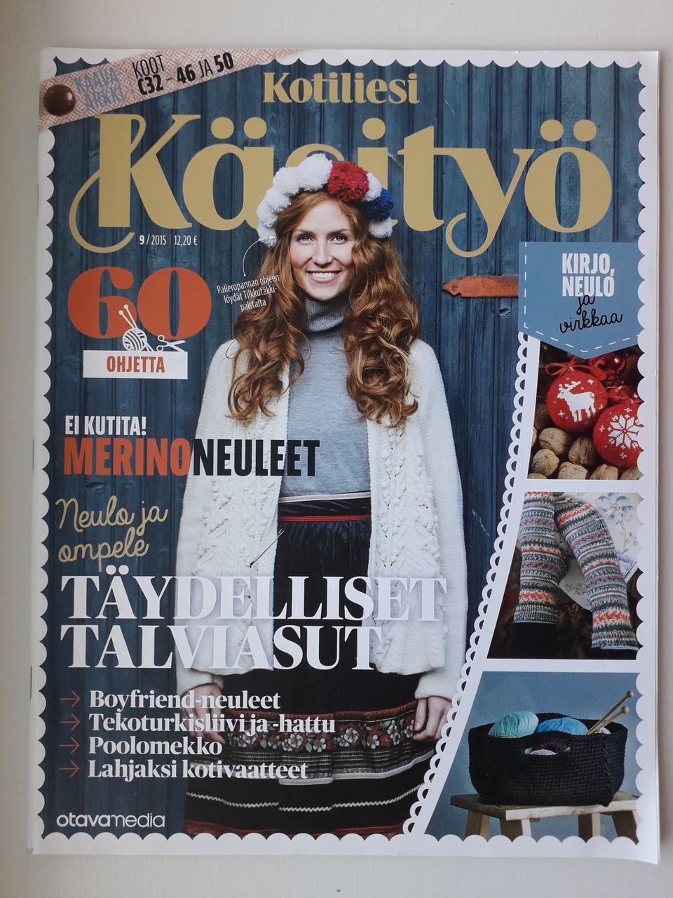 Kotiliesi Käsityö -lehti nro 9/2015, avaamaton