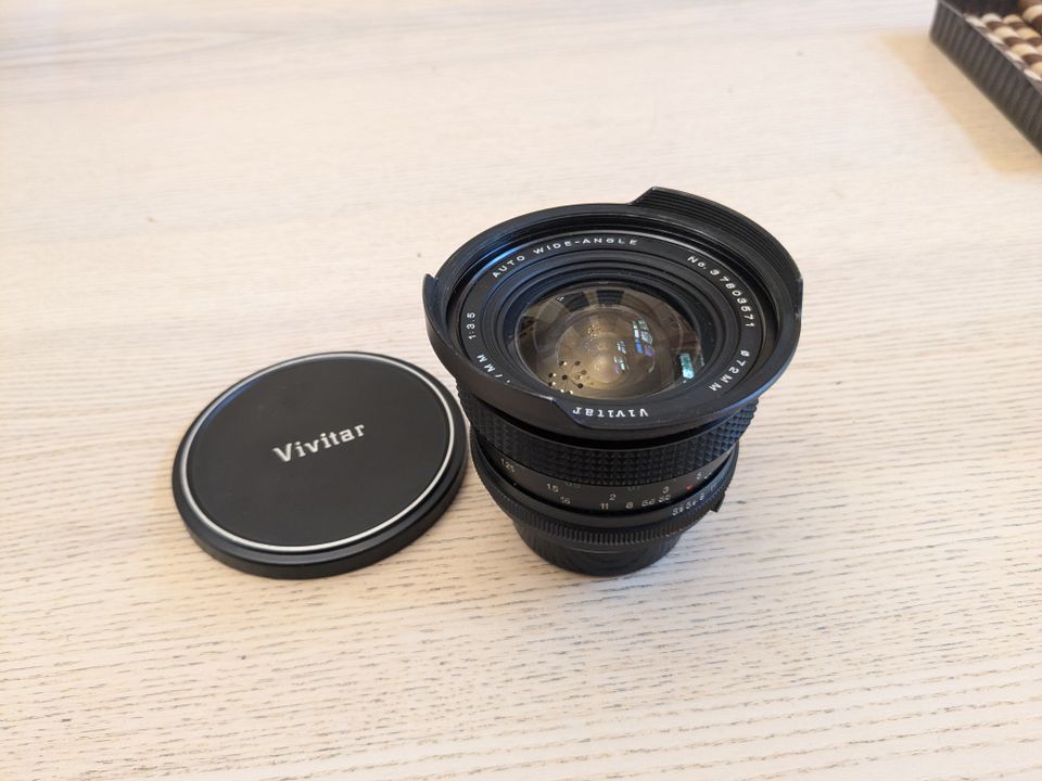 Vivitar auto wide angle 17mm 3.5