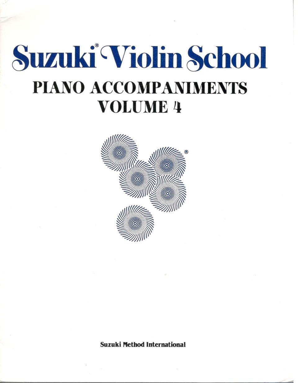 Suzuki - viulukoulu 4 - pianosäestykset