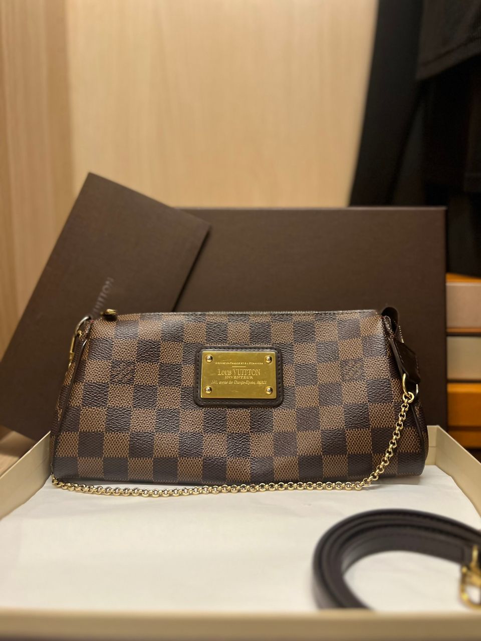 Louis Vuitton Eva Damier Ebene Full Set