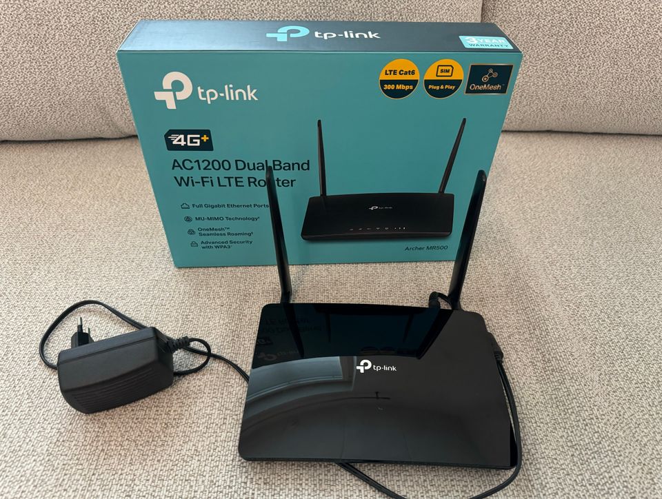 TP-Link Archer MR500 reititin modeemi (4G+ LTE, WiFi)