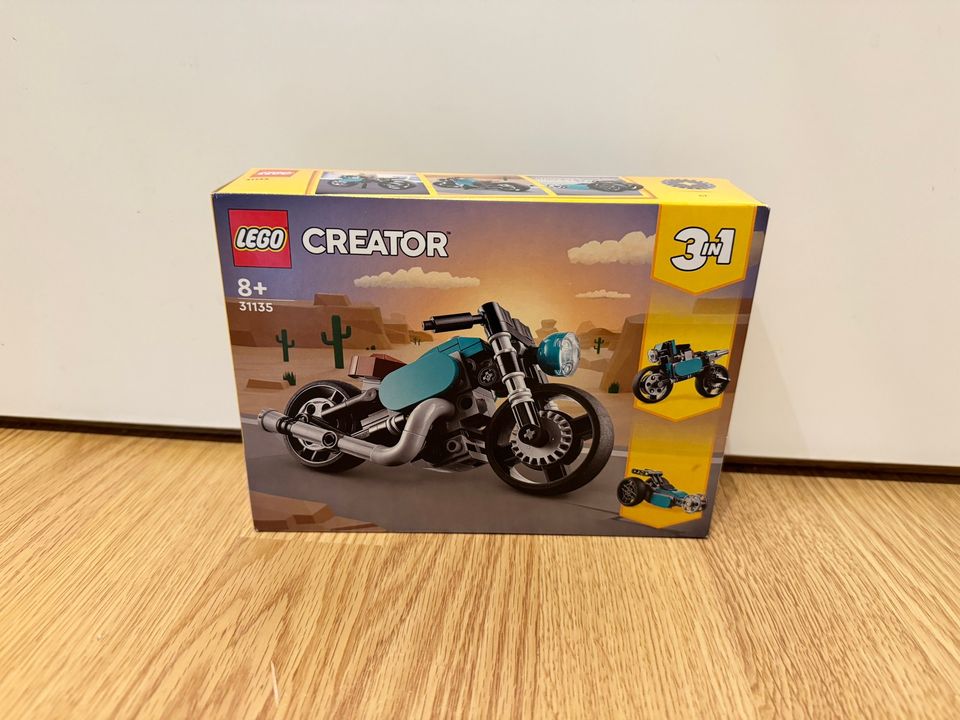 Uusi LEGO Creator 31135 - Vintage-moottoripyörä