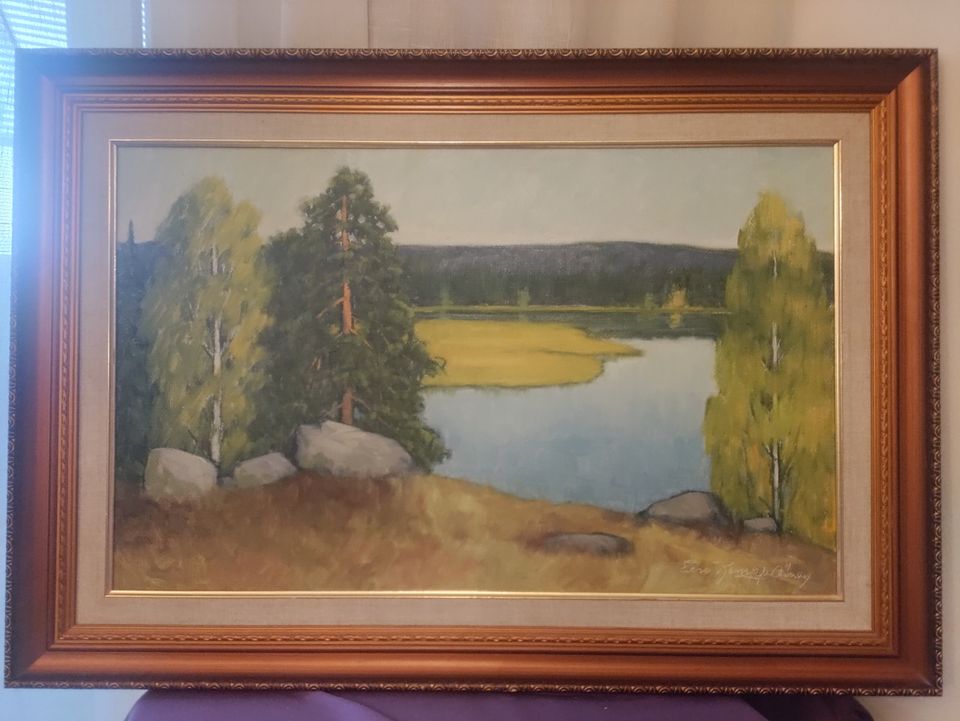 Järvimaisema - Eero Kemppainen 100*70