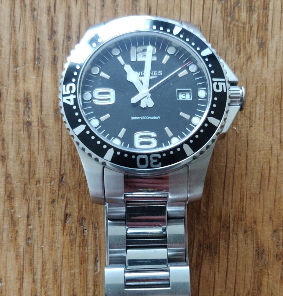 Longines, Hydroconquest, quartz, 39mm, full set