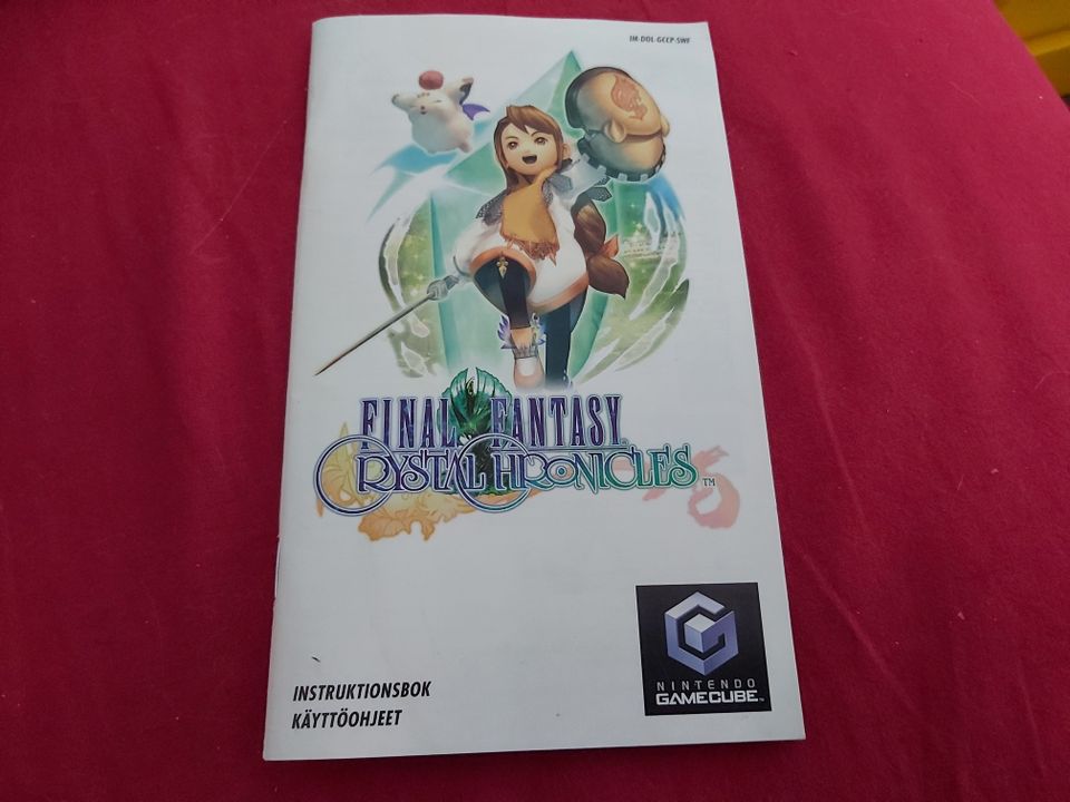 GC Final Fantasy crystal chronicles ohjevihko