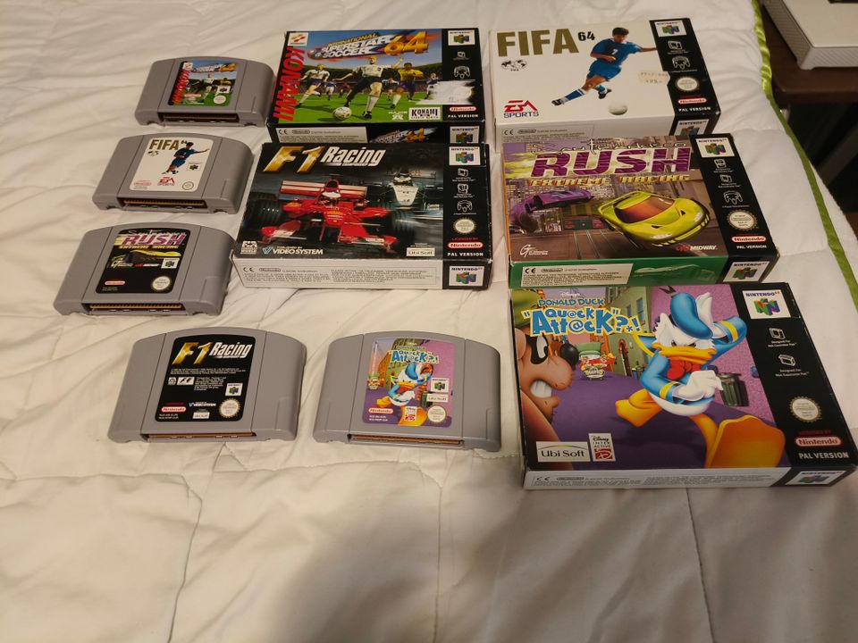 Nintendo 64 (n64) pelit, cib