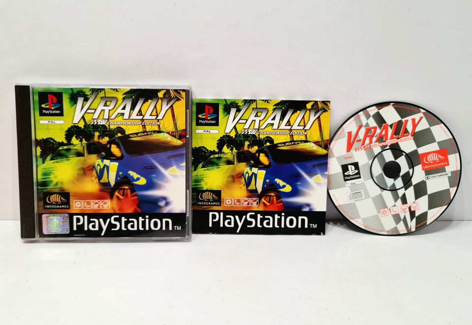 Playstation 1 - V-Rally peli