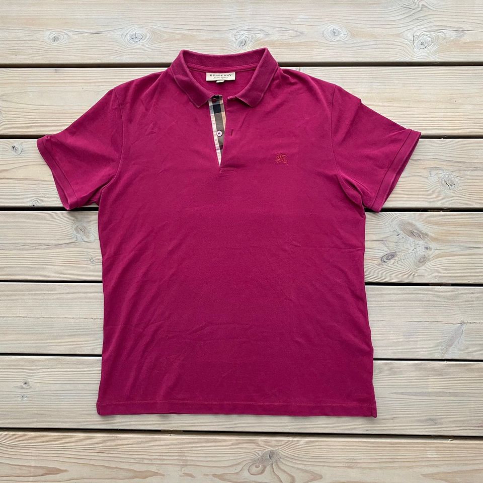 Burberry vintage pinkki polo paita