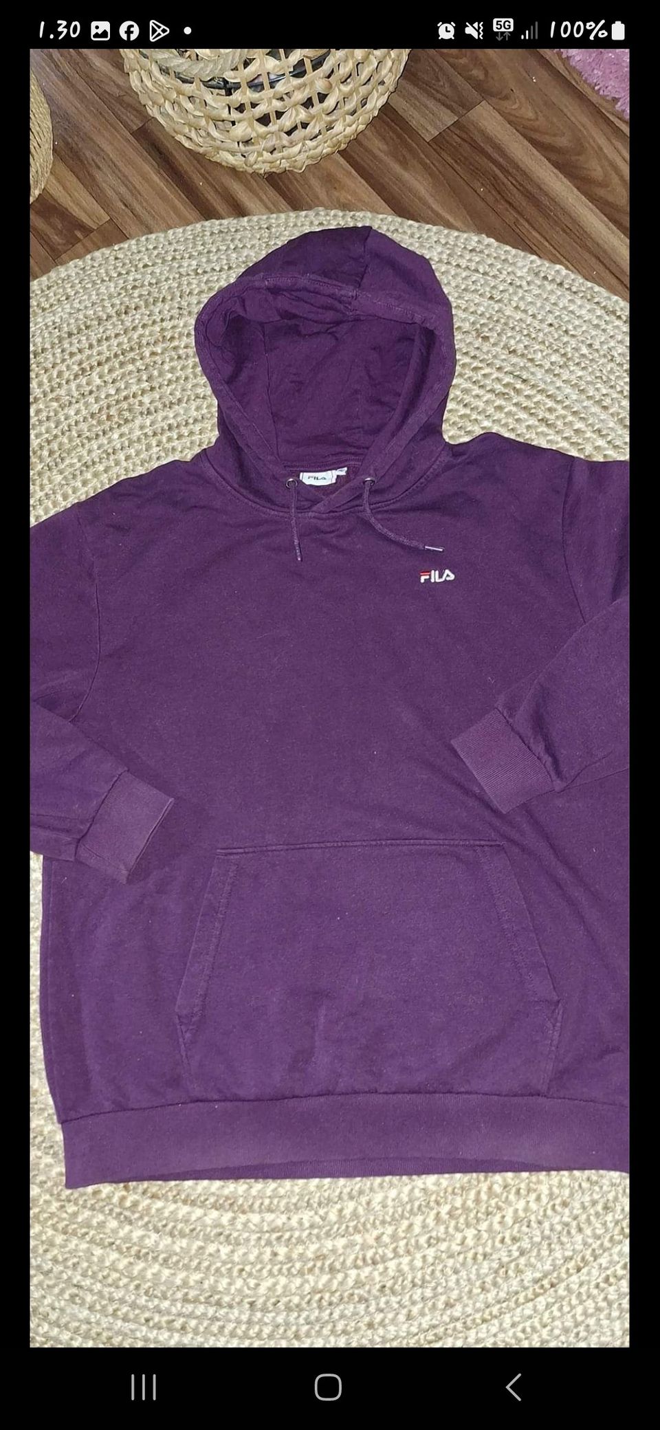 FILA lila Huppari koko xl