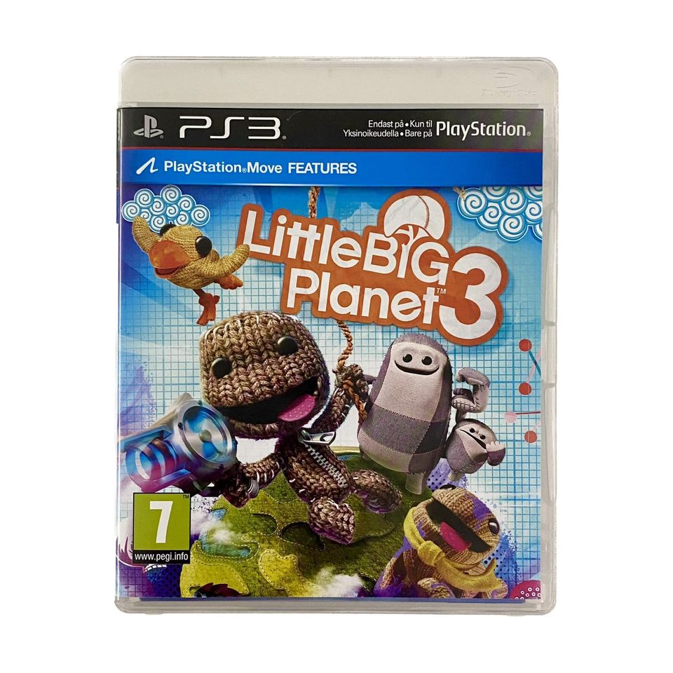 ⭐️🎮 Little Big Planet 3 - PS3 💥+löytyy paljon muita pelejä