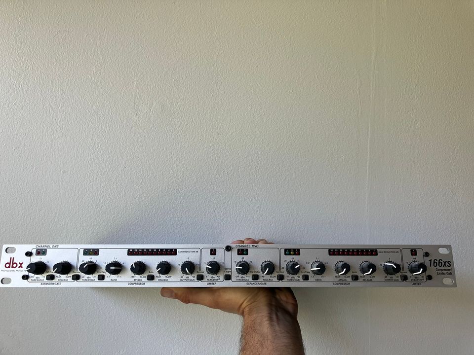 DBX 166xs Kompressori/limitteri/gate