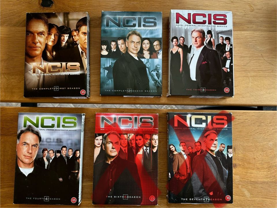 NCIS DVD bokseja