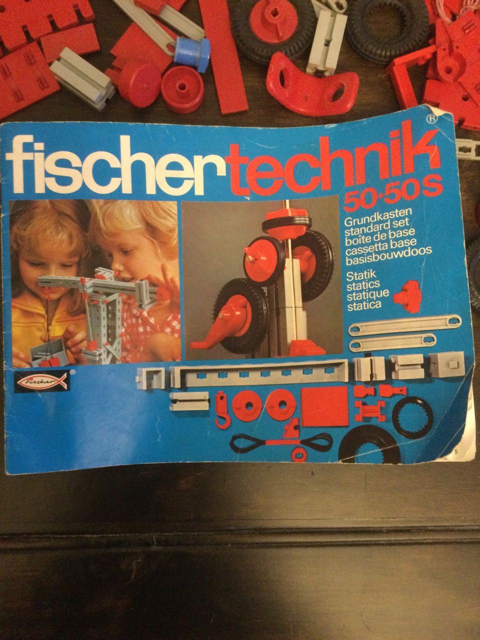 Fischer technik 50 + 50 S rakennuspalikat