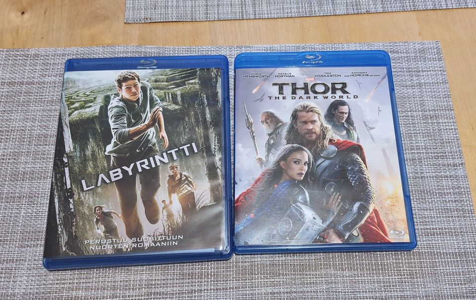 Labyrintti ja Thor The Dark World blu ray