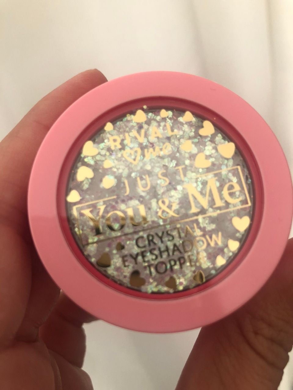 Rival loves me eyeshadow glitter topper UUSI