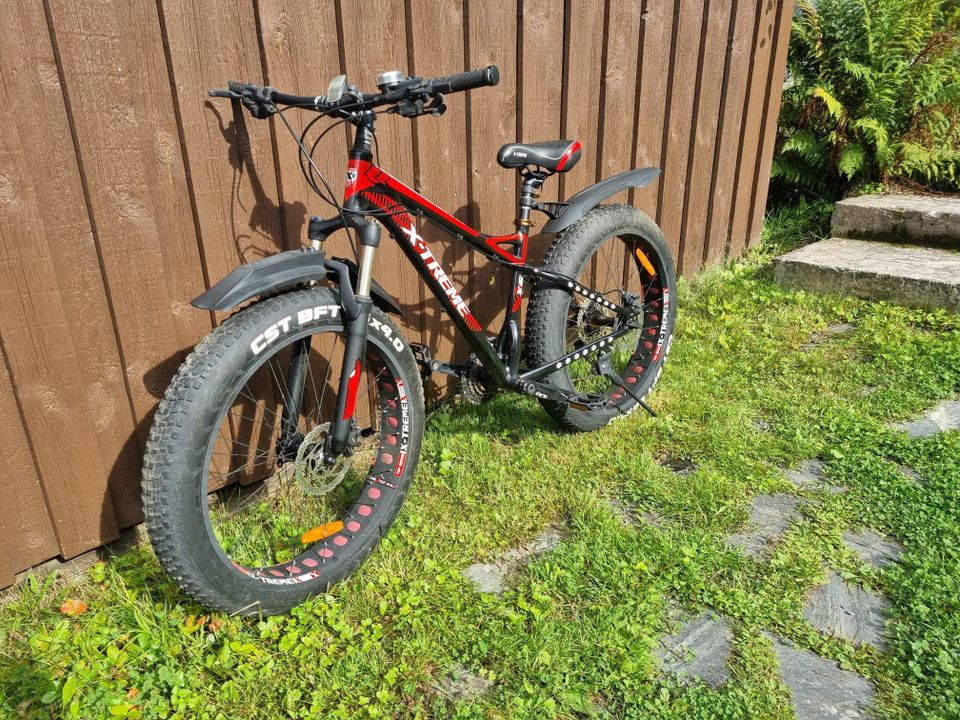 Fatbike 26×4″ X-Treme Pro alumiinirunkoinen