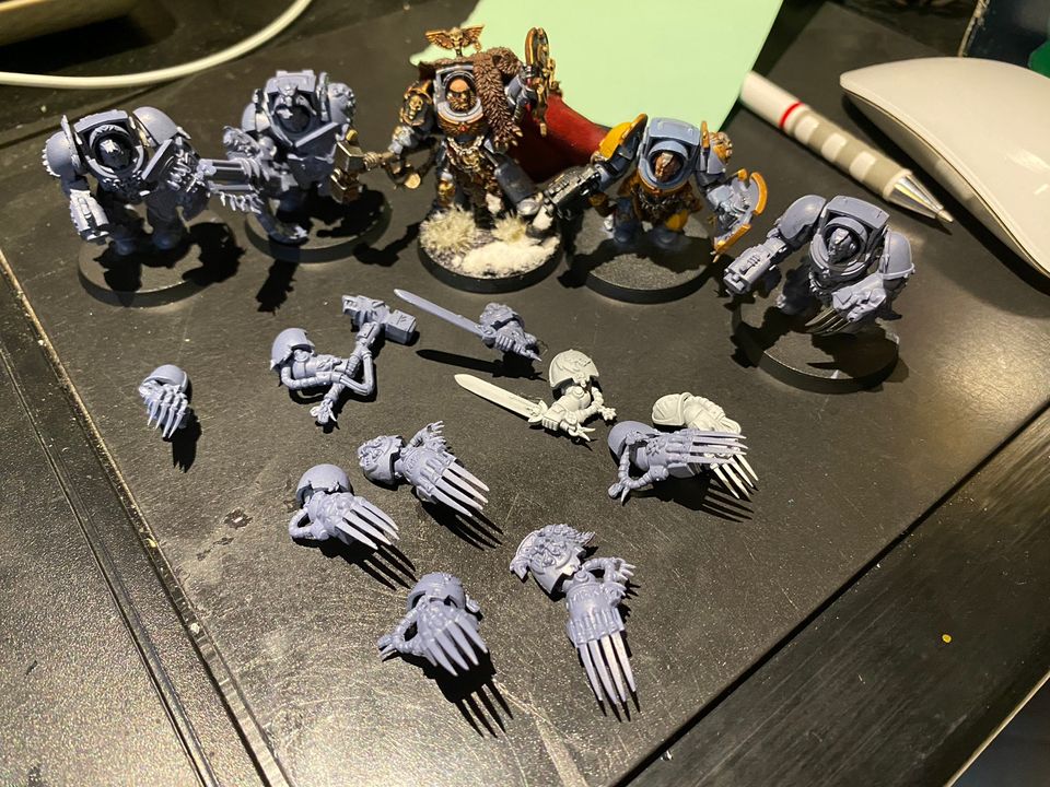 Warhammer 40K Space Wolves Wolfguard terminators