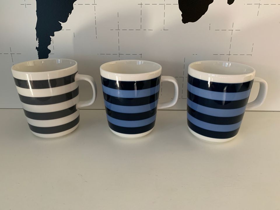 Marimekko oiva tasaraita mukit