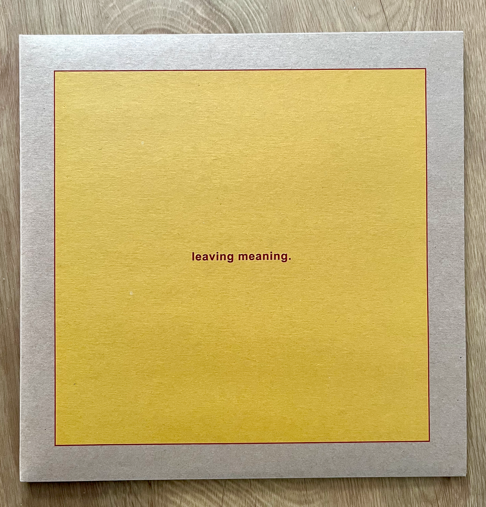 Vinyylilevyjä: Swans - Leaving Meaning.