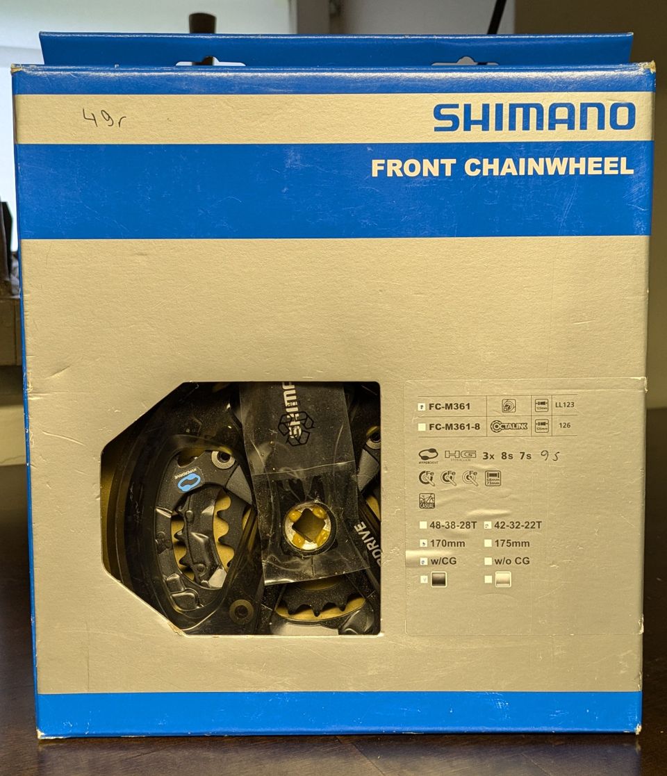 Shimano FC-M361 kampisarja