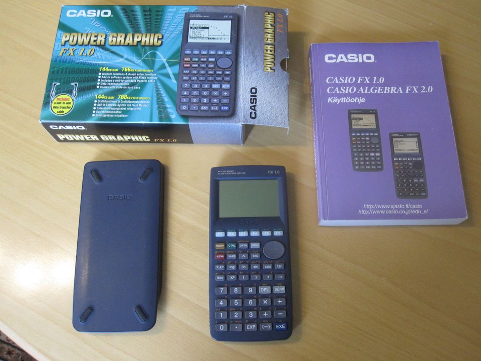 Casio FX 1.0 laskin.