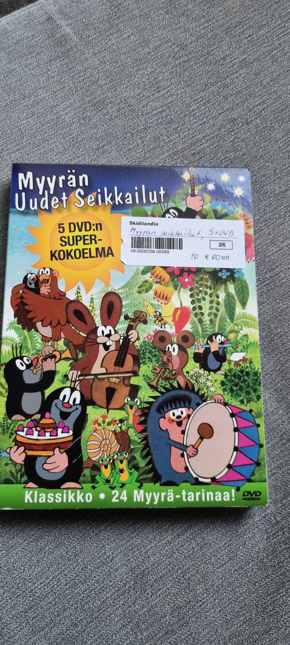 Myyrän uudet seikkailut DVD-collection 5 levyä